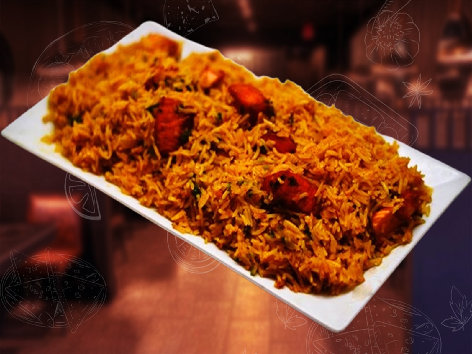 Salmon Biryani
